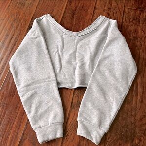 Alo Yoga Off Shoulder Crop Sweatshirt